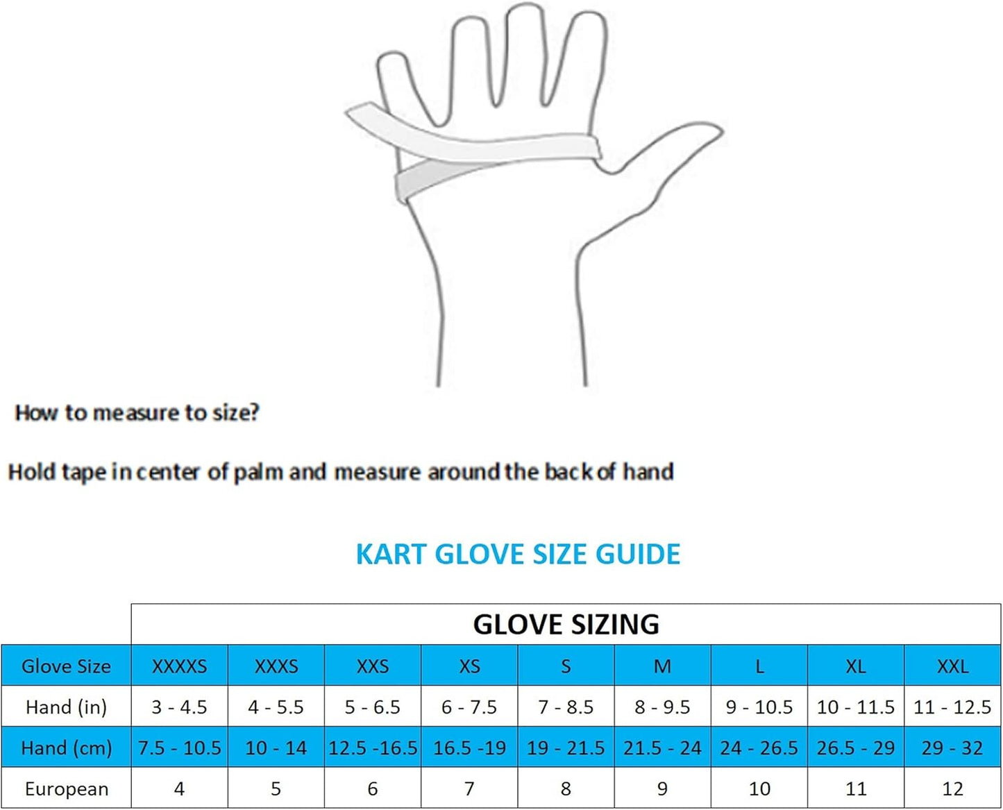 Karting Gloves Go-Kart Racing Gloves Rally Gloves Printed Design