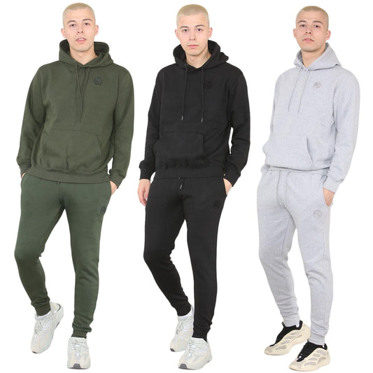 MYT Mens Pullover Tracksuit Fleece Hoodie Sweatshirt Joggers Track Pants Bottoms