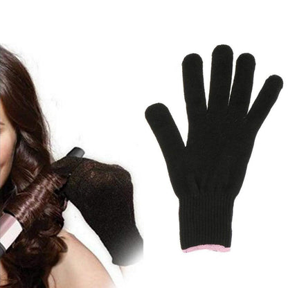 Heat Protection Gloves Hairdresser Heat Resistant Gloves for Hair Styling, Curling Irons and Straighteners, Protective Gloves Work Gloves for Men and Women