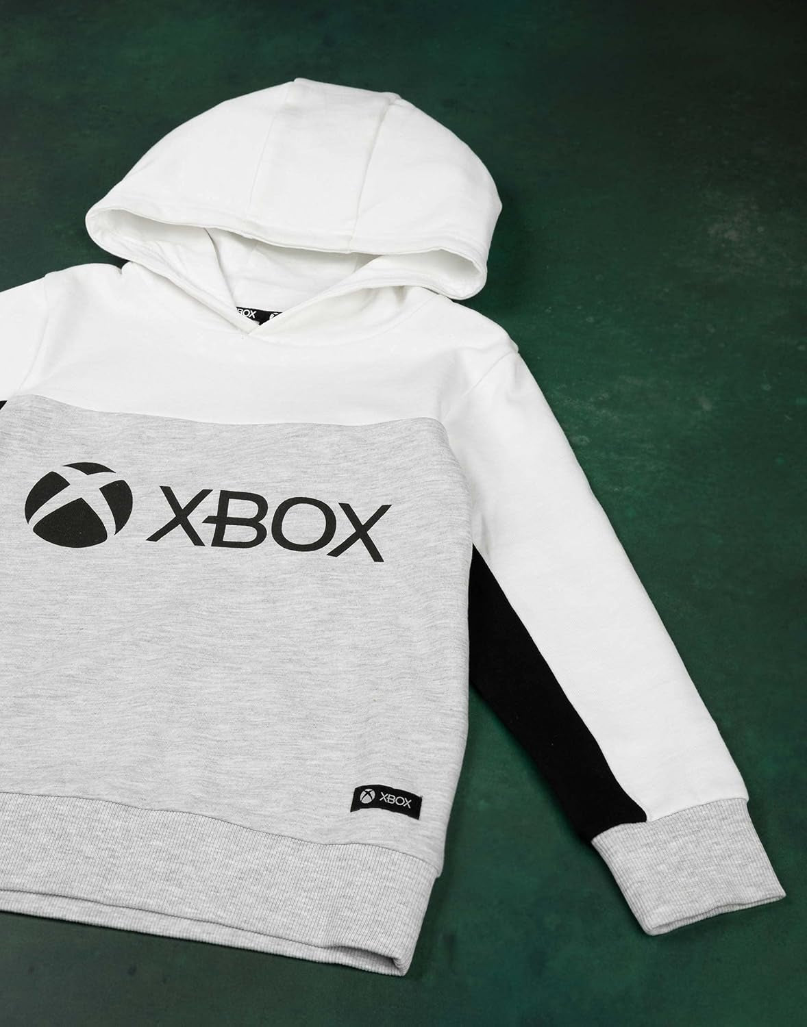 Hoodie for Boys & Girls | Kids White Grey Game Console Logo Hooded Sweatshirt | Childrens Gamers Jacket Clothing Merchandise