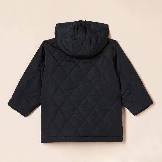 Unisex Kids' Long Quilted Jacket